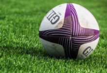 Rugby ball.