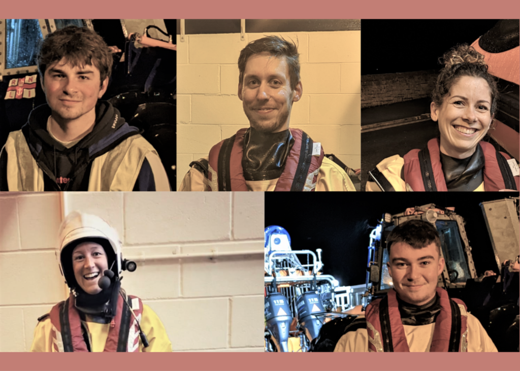 The new crew at Penarth Lifeboat Station are Nicky Anderson, Georgina Ewer, Freddie Johnson, Tom Quinn and Jake Youde.