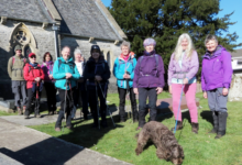 St Owain's churchyard.