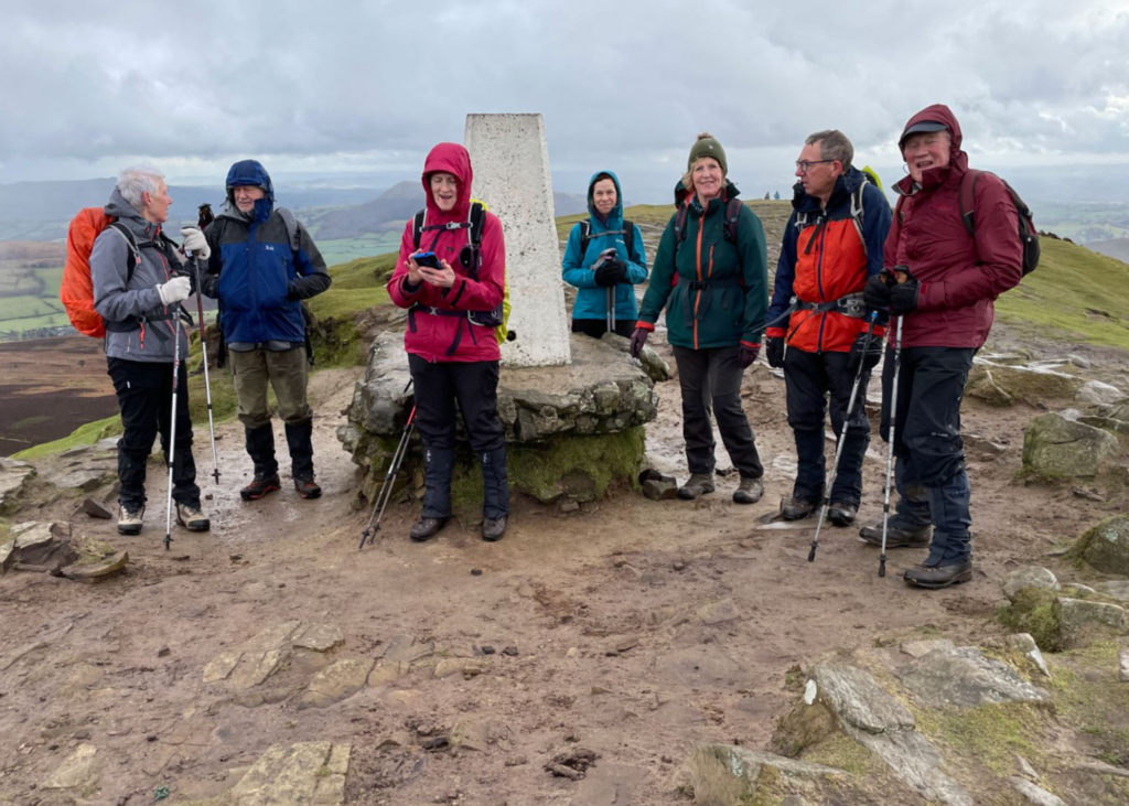 Trig Point on the Sugar Loaf.