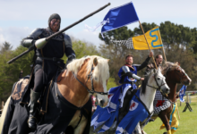 Visitors were transported back to medieval times.