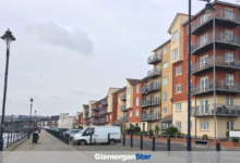 Some of the many apartments on Barry Waterfront.