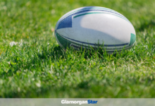 Rugby ball.