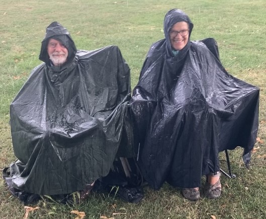 Proms in the Park in Knap Gardens was a washout.