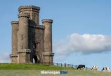 Paxton’s Tower near Carmarthen.