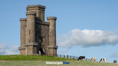 Paxton’s Tower near Carmarthen.