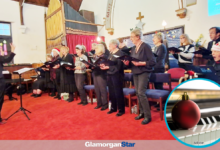 Barry Community Choir in St  John’s Methodist Church.