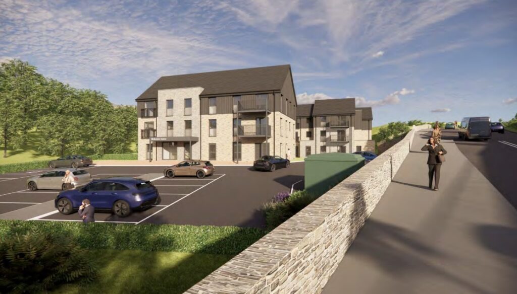 An artist's impression of what the retirement living apartments proposed for Cowbridge could look like if approved. Image: Inspire Design.