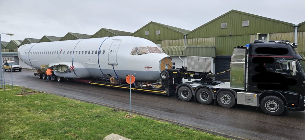 Aircraft loaded and ready for long journey from St Athan. Photo: SWP.