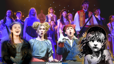 Llantwit drama students during their 2023 production of Les Misérables.