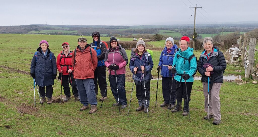 The Gang at Ogmore Down. Photo: Joy Strangward.