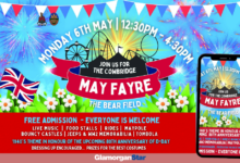 Cowbridge May Fayre is on Monday 6th May -Bank Holiday Monday! - from 12:30pm to 4:30pm at The Bear Field.