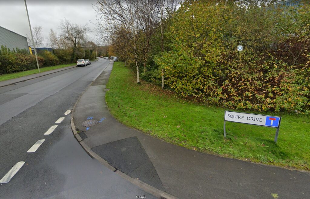 Land near Brynmenyn Industrial Estate where the hydrogen facility could be built. Photo: Google.