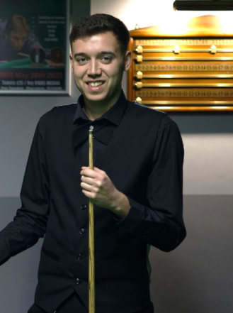 Barry snooker player Alfie Davies. Library photo.