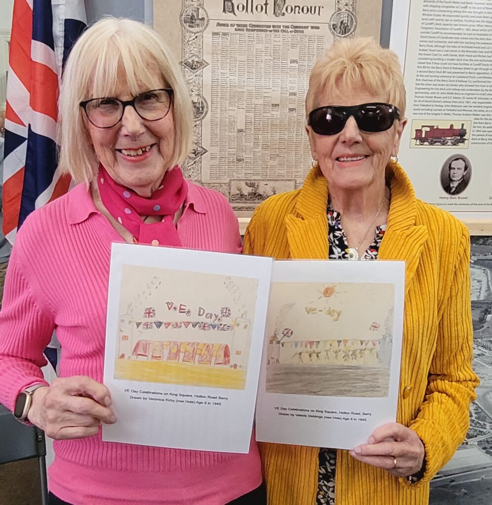 Twins Veronica Kirby (left) and Valerie Giddings.