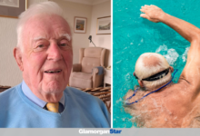 Colin Evans is planning to mark his 90th birthday by swimming a mile for charity.
