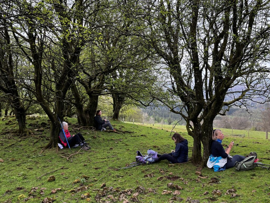 Taking a welcome break. Photo: Naomi Gaffney.