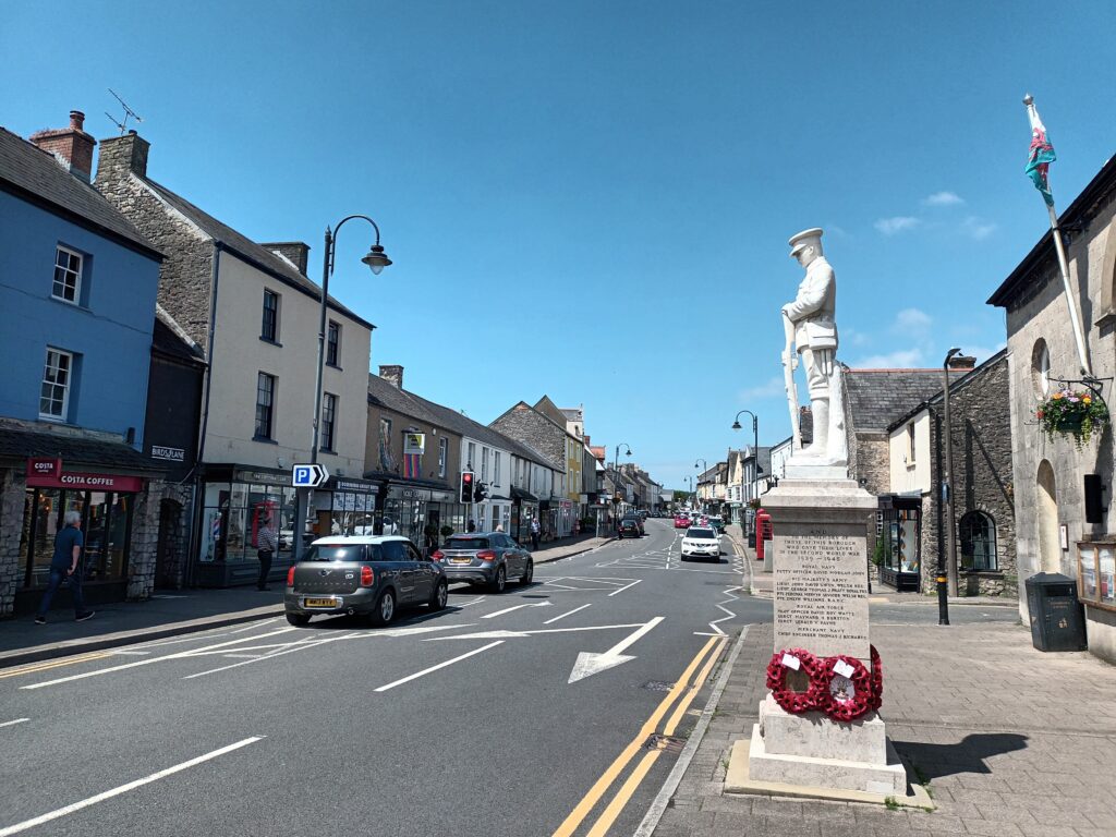 Glamorgan Star news - A picture of Cowbridge town centre. Photo: LDRS.