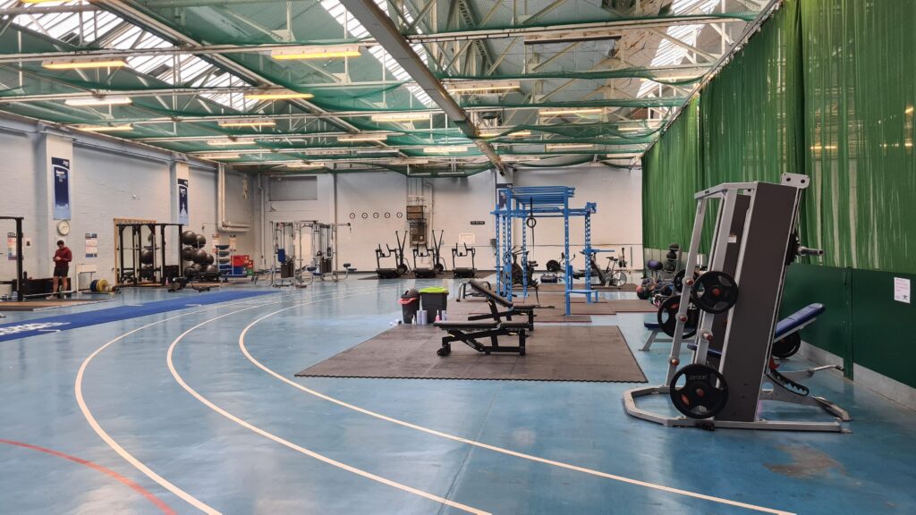Glamorgan Star news - Part of the gymnasium in the former RAF camp.