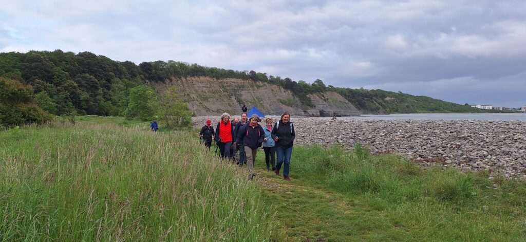 Heading through Porthkerry Bay. Photo: Joy Strangward.
