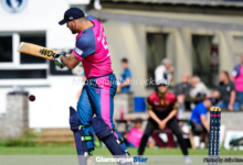 Glamorgan Star news - Scott McCutcheon bowling for Pencoed.