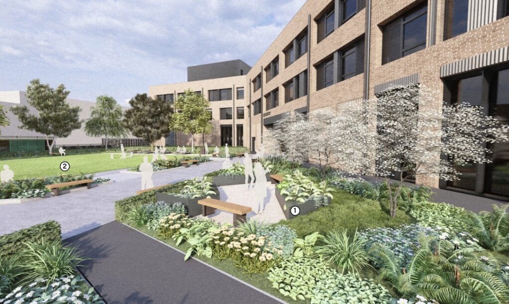 Glamorgan Star news - An artist’s impression of what the Cardiff and Vale College development could look like. Pic: Sheppard Robson.