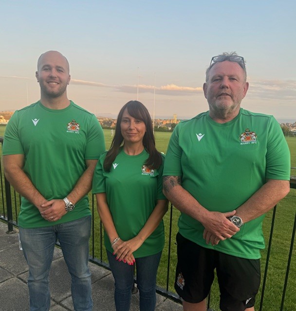Glamorgan Star sport - (Left to right): Lloyd Jones, Jo Eveleigh and Mike Prosser. Photo by Judith Dutton.