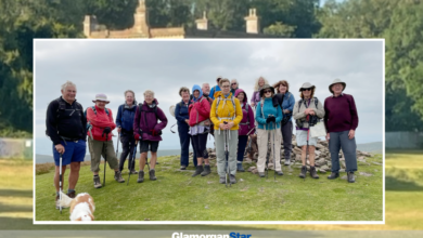 Glamorgan Star news - The Gang at Waun Fach. Photo: Robin Pitcher.