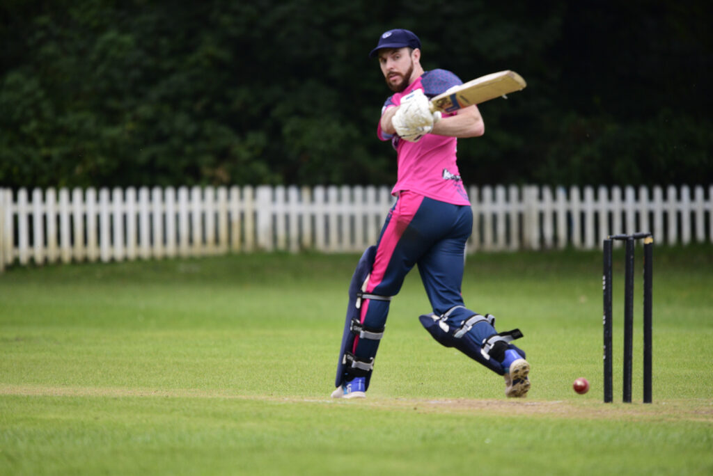 Alex Frewen batting for Pencoed. Photo: Julie Hancock
