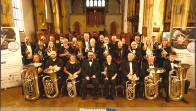 The Vale of Glamorgan Brass Band.