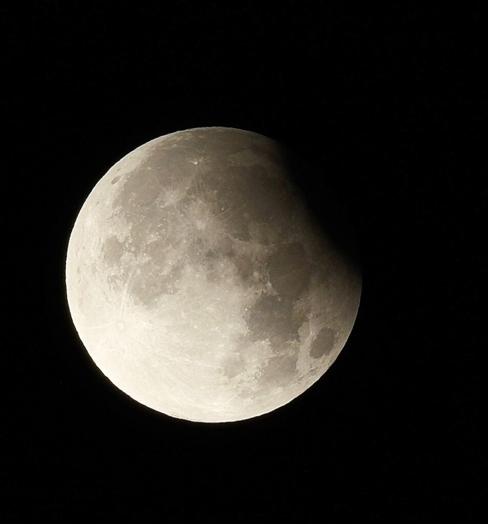 Alan Thomas was able to capture the eclipse on camera from his home in Cowbridge. Photo by Alan R Thomas, Instagram @art.wales311