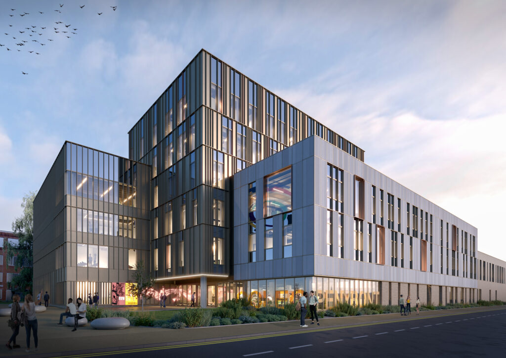 How the new Bridgend College could look. Image: Rio Architects.