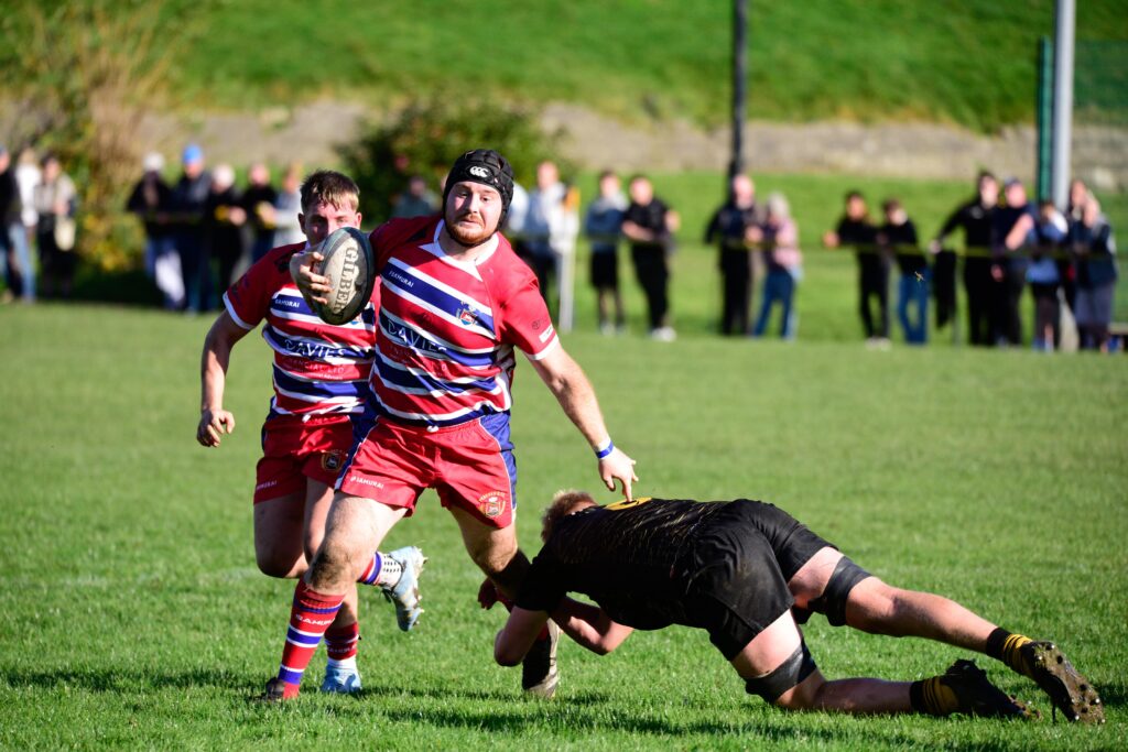 Pencoed’s player of the match, Rhys Bargery.