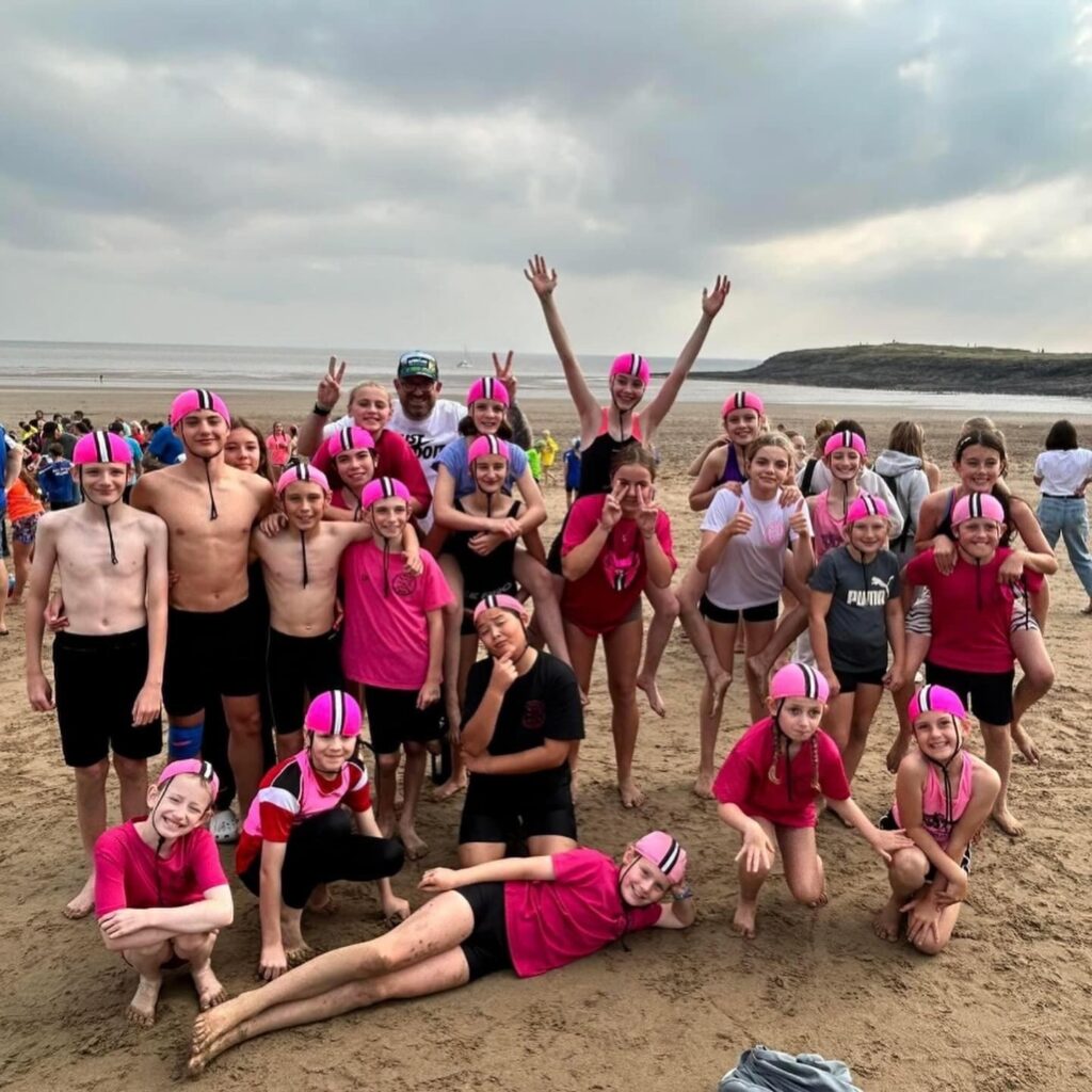 Vale Surf Lifesaving Club's young members enjoying the final event of their summer season.