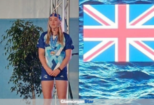 Evie Wong on the podium with her silver medal. Photo supplied.