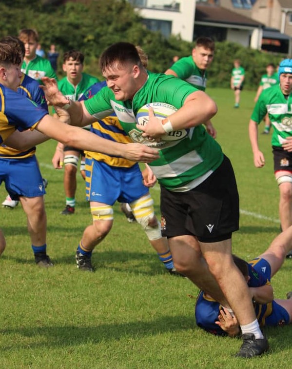 Jack Huggins was among Barry’s try scorers.