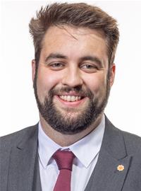 Luke Fletcher, MS. Photo: Welsh Parliament.