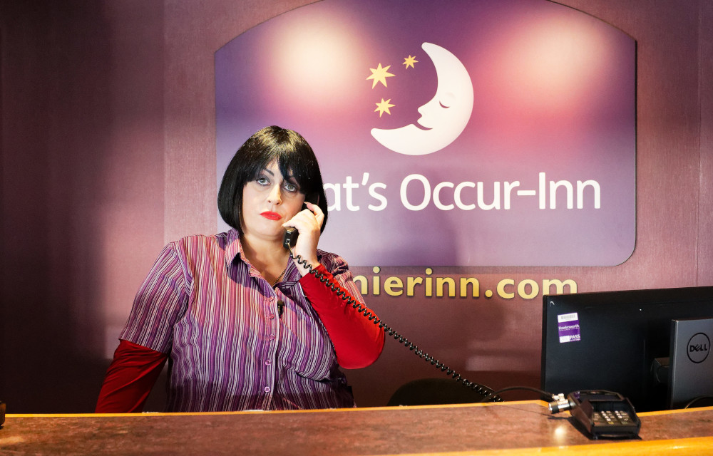 | Knock off Nessa opens Premier Inn’s newly renamed 'What's Occur-Inn' hotel in Barry Island to celebrate the last ever episode of Gavin and Stacy.