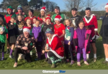 Barry held the annual Santa match on the Sunday prior to Christmas Day, and also a Boxing Day match between two scratch sides. Photo by Judith Dutton.
