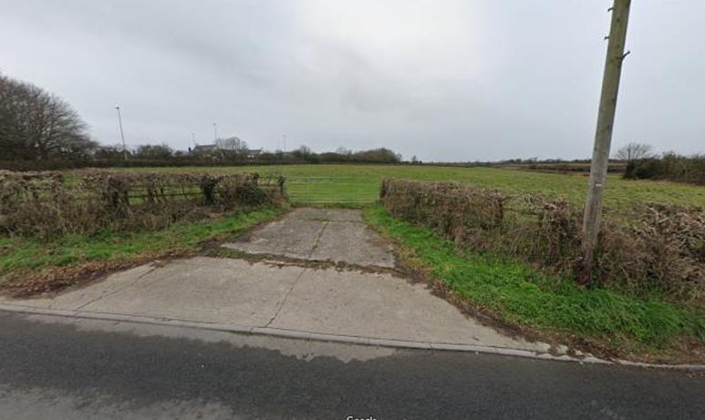 The site location is on land at Bridge House Farm, Llanmaes Road, Llanmaes. Photo: Google.