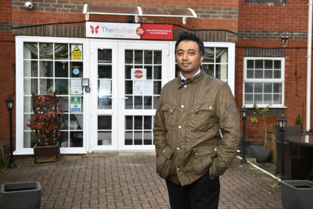 Dr Bikram Choudhary is backing a new campaign by Care Forum Wales