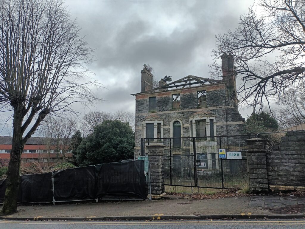 Building experts have recommended the partial demolition of Normandy House in Penarth. Photo: LDRS.