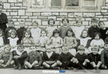 A class of Llantwit Major children in 1919.
