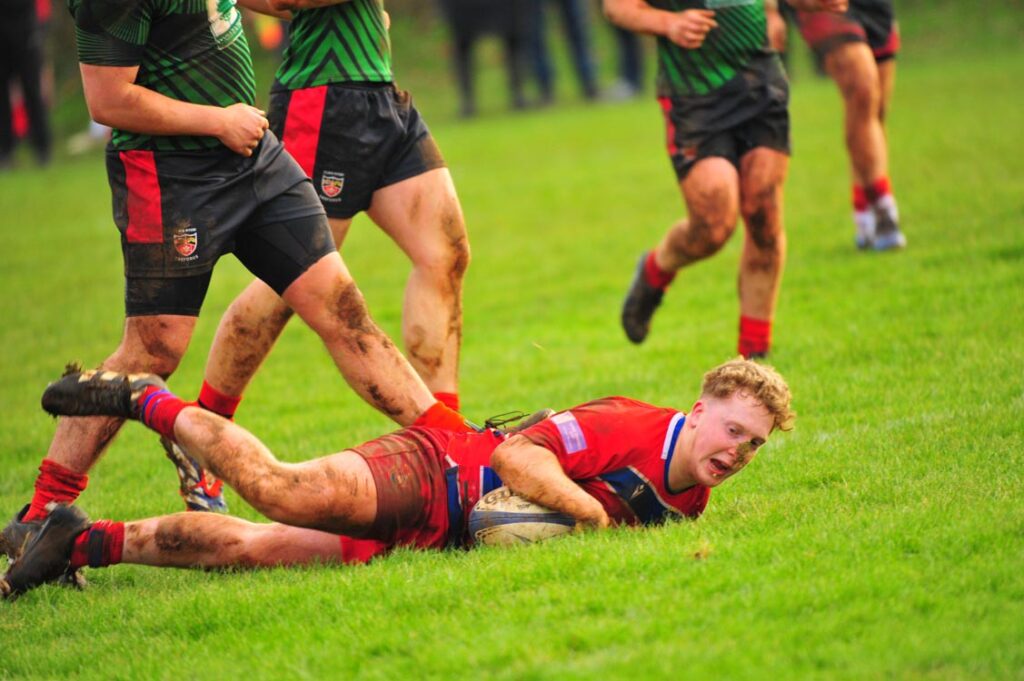 In Pencoed Youth’s win over Morriston, Sam Watkins scored two tries.