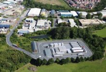An artists impression of how the new Bridgend hydrogen site could look. Photo: Marubeni.