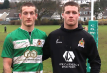 Brothers in arms. Isaac and Sam Thomas are in the Barry squad. Photo by Judith Dutton.