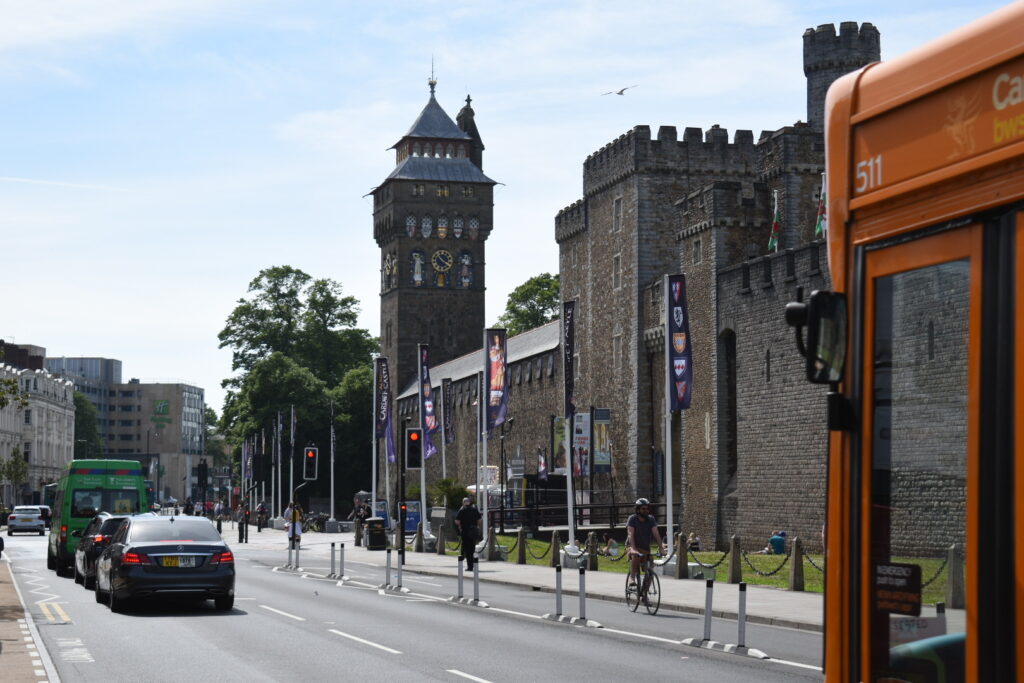 Castle Street in Cardiff. Photo: Alex Seabrook LDRS.