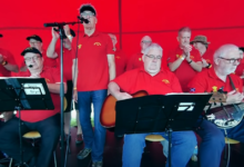 Bois y Bryn performing at last year's Festival of the Sea on Barry Island.