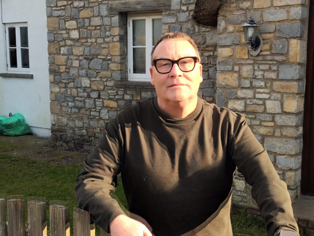 Simon Jagger in East Aberthaw. Photo: LDRS.