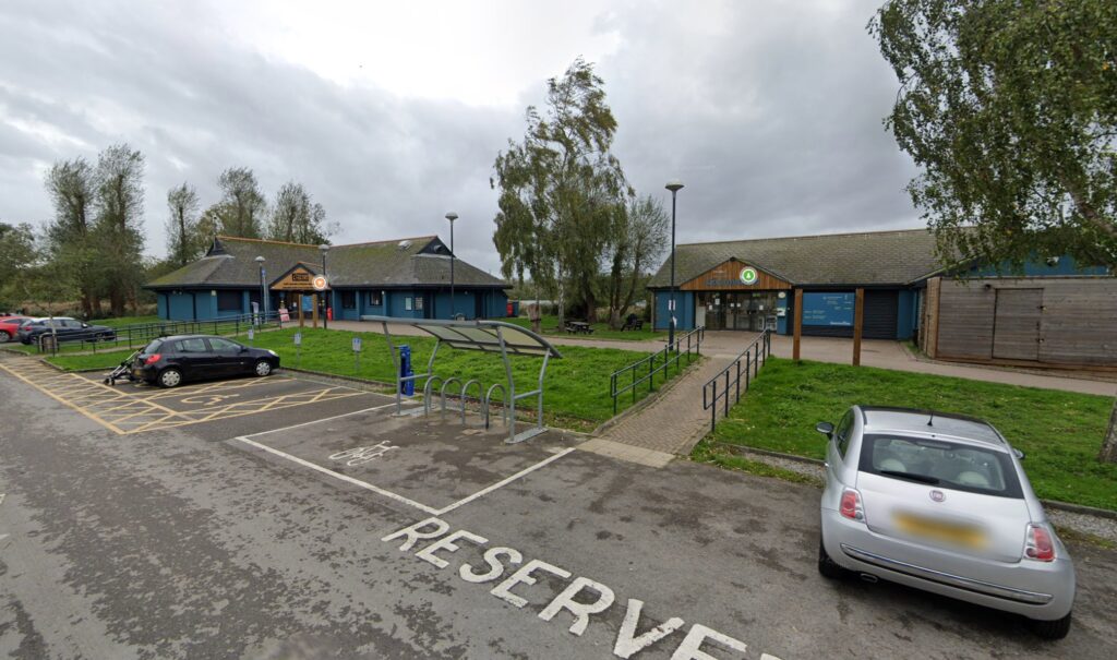 The car park at Cosmeston Lake. Image: Google.